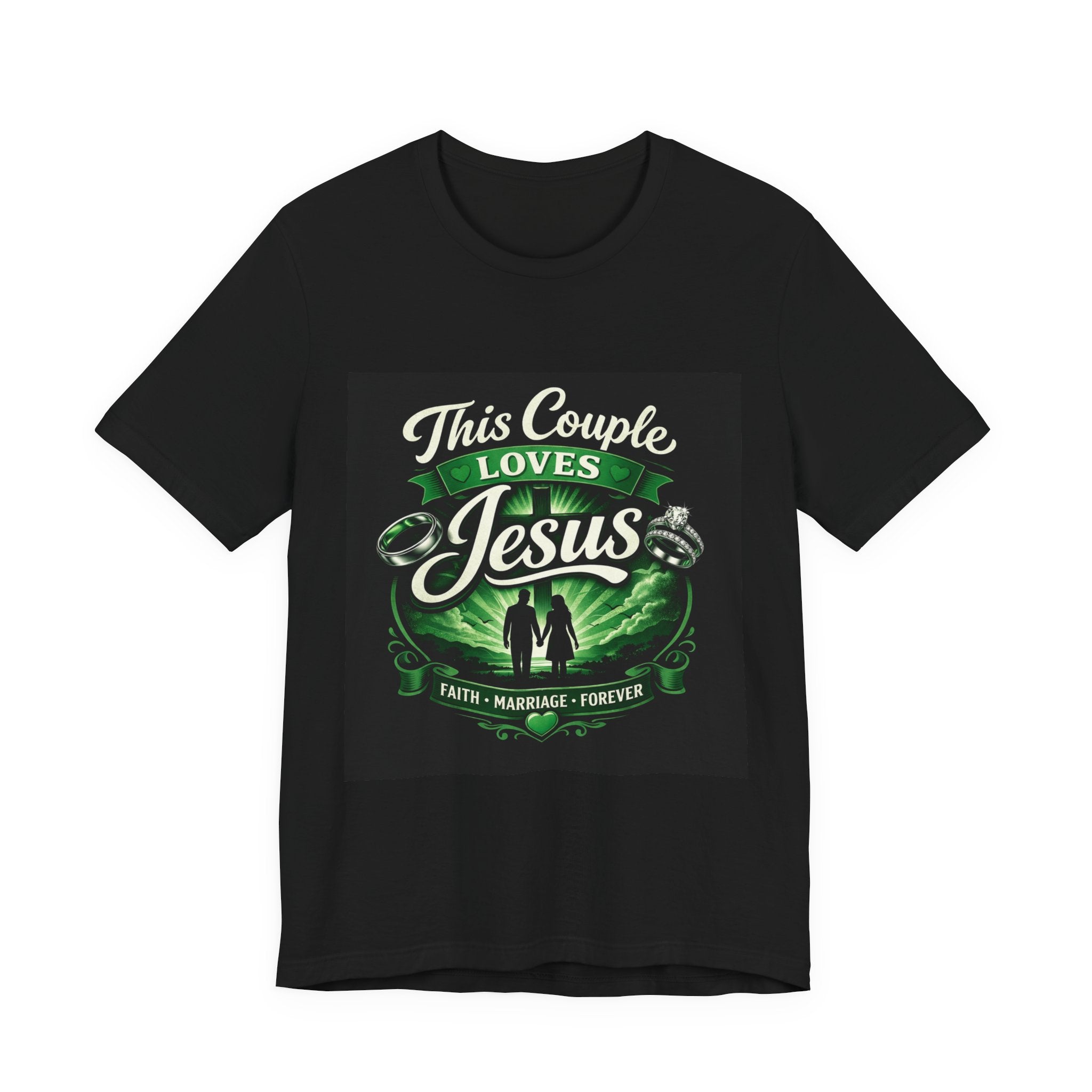 This Couple Loves Jesus Tee — Christian Couple Faith Shirt