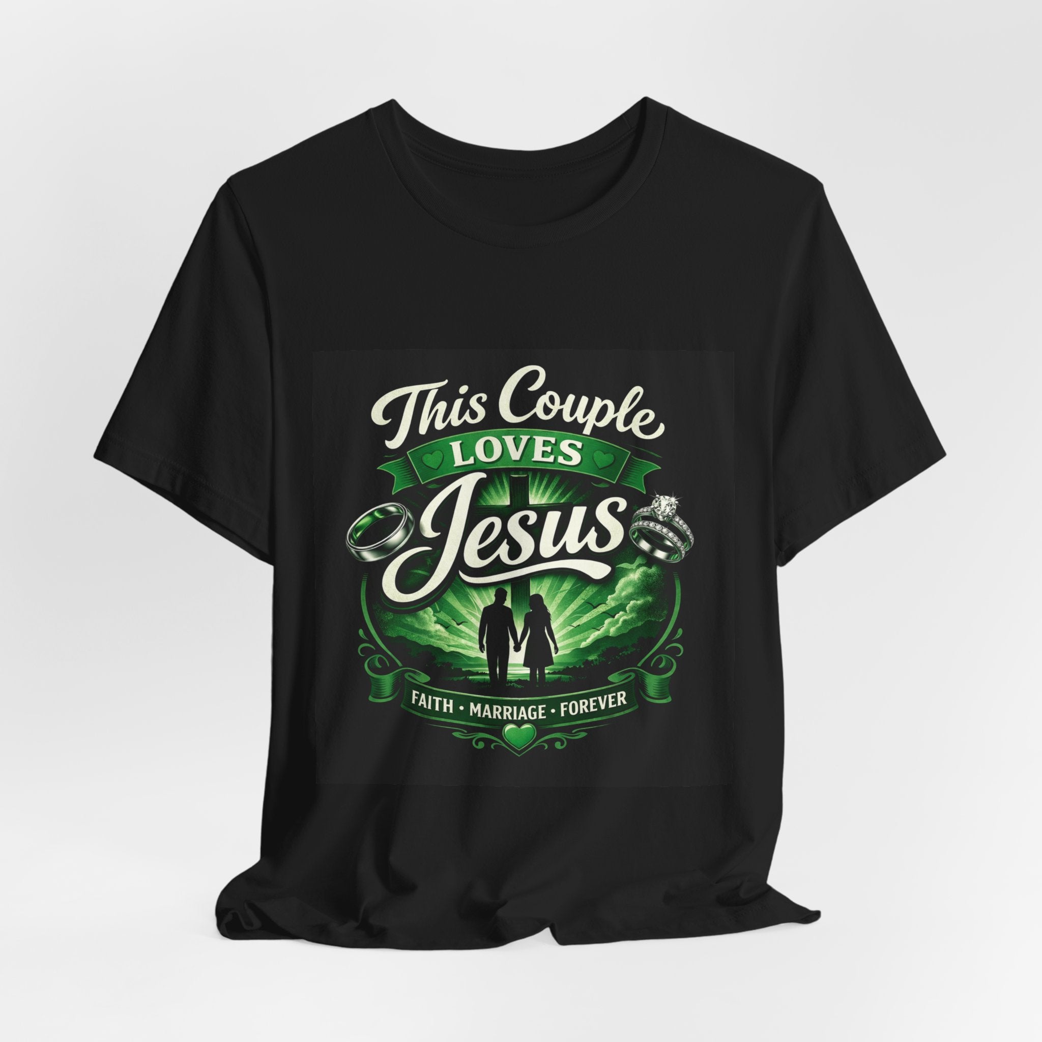 This Couple Loves Jesus Tee — Christian Couple Faith Shirt