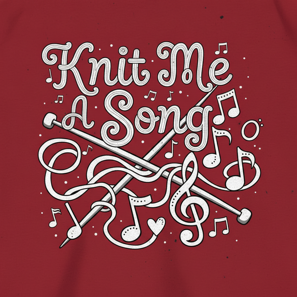 Knit Me A Song - Red